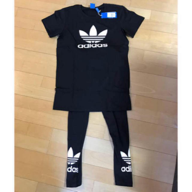 adidas(アディダス)の★新品★アディダス★ワンピース★レギンス★セット★ レディースのワンピース(ミニワンピース)の商品写真