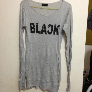 WWL BLACK 薄ニットTシャツ