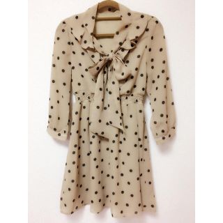 セシルマクビー(CECIL McBEE)のドットワンピース♥CECIL McBEE(ミニワンピース)