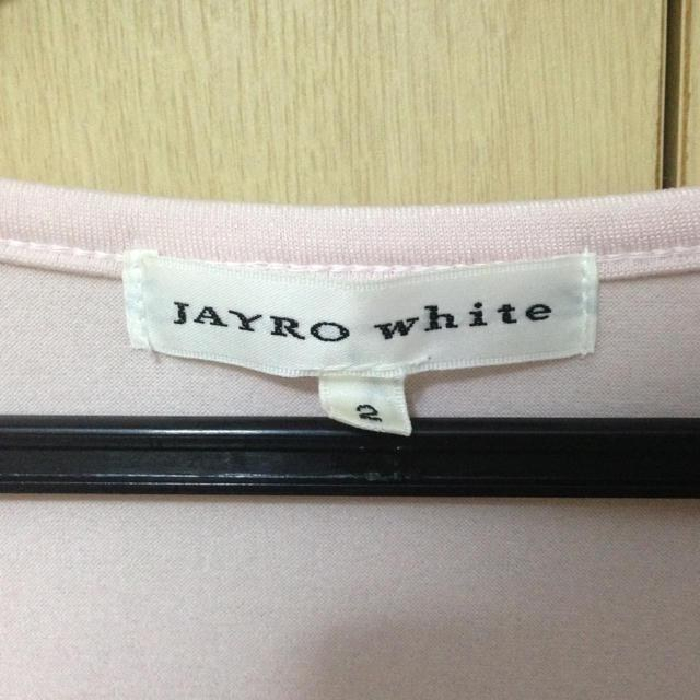 JAYRO White(ジャイロホワイト)のドットリボンのピンクトップス🌸 レディースのトップス(Tシャツ(長袖/七分))の商品写真