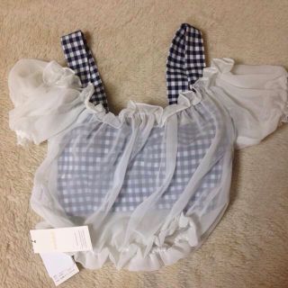 スナイデル(SNIDEL)の今季大人気♡シースルーレイヤードブラウス(シャツ/ブラウス(半袖/袖なし))