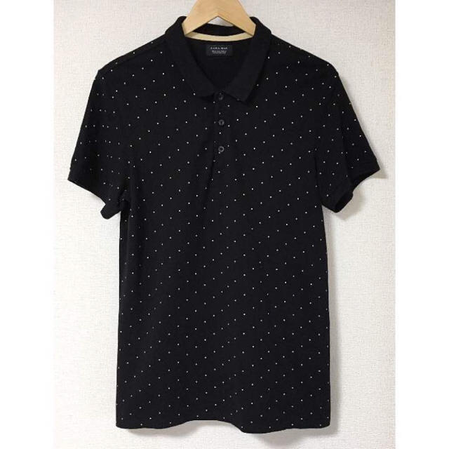 ZARA(ザラ)のZARA MAN polka dot POLO メンズのトップス(ポロシャツ)の商品写真