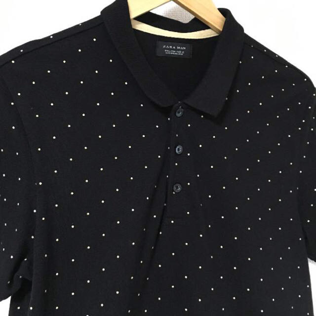 ZARA(ザラ)のZARA MAN polka dot POLO メンズのトップス(ポロシャツ)の商品写真