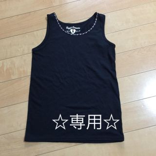 レピピアルマリオ(repipi armario)の☆最終値下げ☆  repipi ビジュー付きタンクトップ(Tシャツ/カットソー)