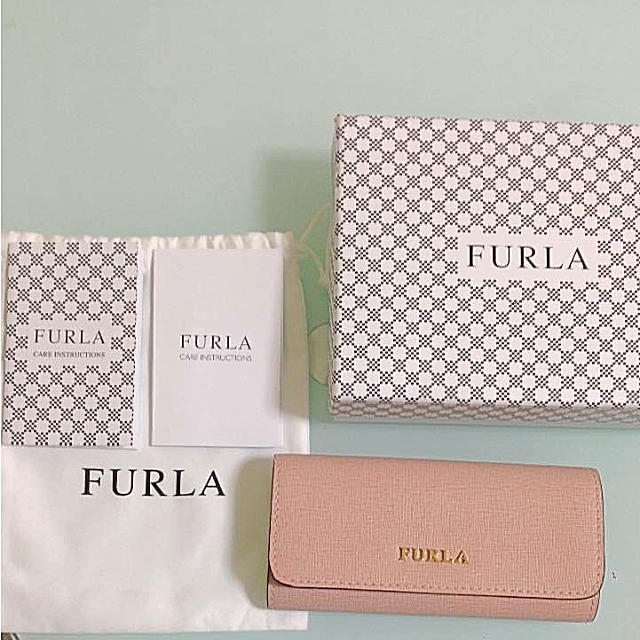 FURLA フルラ未使用  BABYLON バビロン キーケース ピンクベージュ