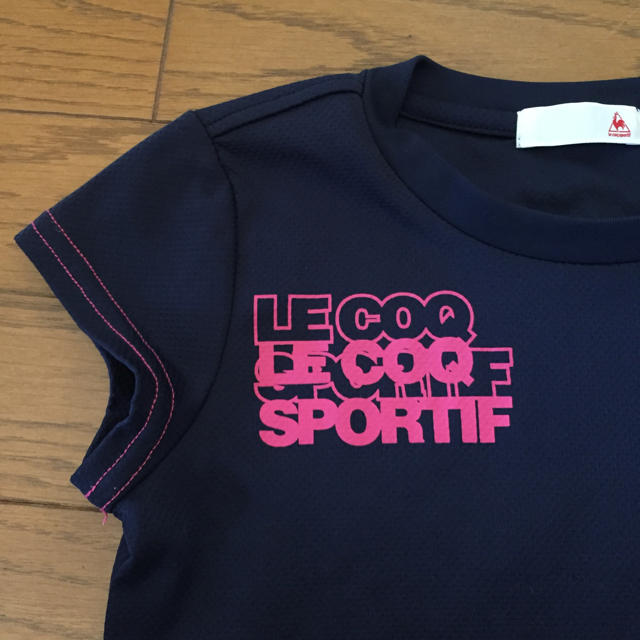 le coq sportif(ルコックスポルティフ)のルコックポリティフ☆スポーツ用Tシャツ キッズ/ベビー/マタニティのキッズ服女の子用(90cm~)(Tシャツ/カットソー)の商品写真