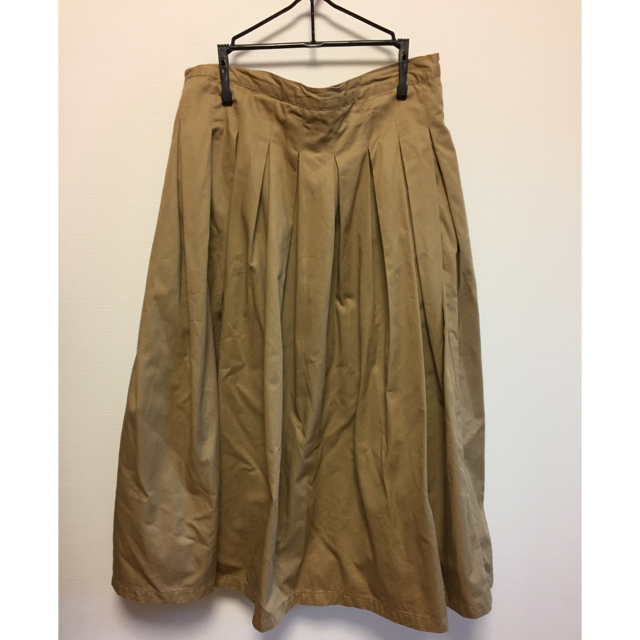 MARGARET HOWELL(マーガレットハウエル)のグランマ ママ ドーター プリーツ チノ ロング スカート  レディースのスカート(ロングスカート)の商品写真