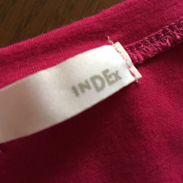 INDEX(インデックス)のINDEX 半袖シャツ L 新品 レディースのトップス(Tシャツ(半袖/袖なし))の商品写真