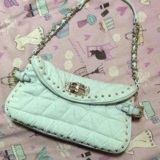 ミュウミュウ(MIU MIU)のmiumiu♡デニムクラッチバッグ(クラッチバッグ)