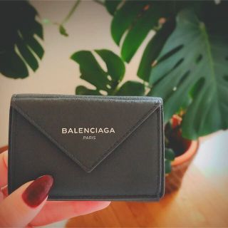 バレンシアガ(Balenciaga)のバレンシアガ 財布 三つ折り ミニ ダークグレー(財布)