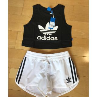 アディダス(adidas)の★新品★アディダス★タンクトップ★ショートパンツ★セット★(タンクトップ)