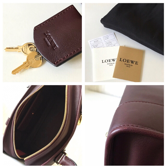 LOEWE - 美品 ロエベ アマソナ28 オックスブラッド ボルドーの LOEWE - 美品 ロエベ アマソナ28 オックスブラッド ボルドーの