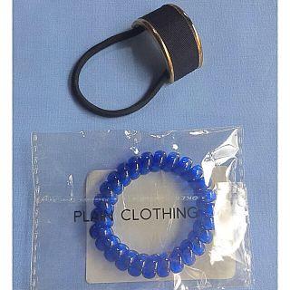 プレーンクロージング(PLAIN CLOTHING)の新品♡未使用 ヘアゴム２点セット(ヘアゴム/シュシュ)