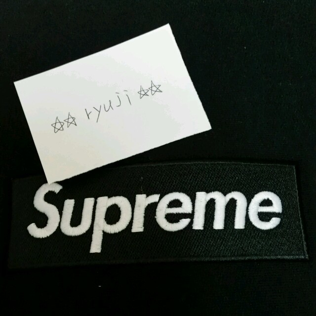 Supreme(シュプリーム)の送料無料 supremeボックスロゴパーカー2016AW M 黒 メンズのトップス(パーカー)の商品写真
