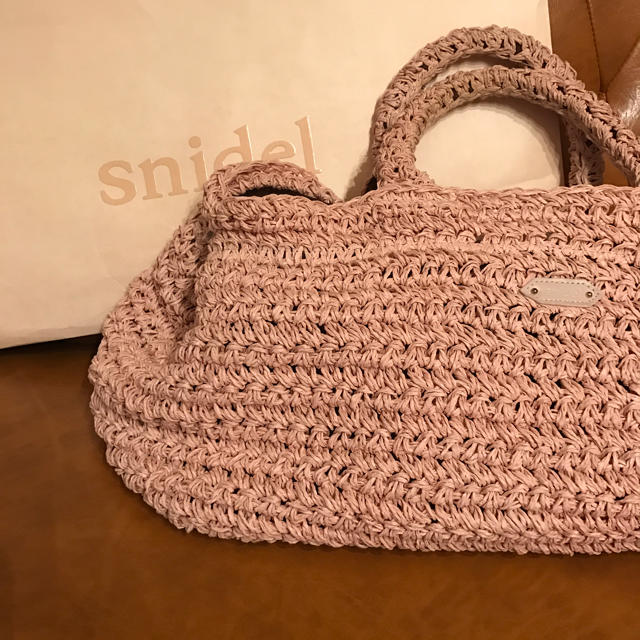 SNIDEL(スナイデル)のSaki様  専用   snidel ペーパーバッグ ／スナイデル かごバッグ レディースのバッグ(かごバッグ/ストローバッグ)の商品写真