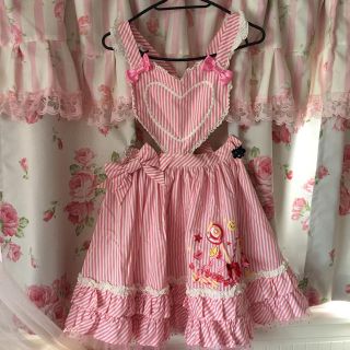 アンジェリックプリティー(Angelic Pretty)のアンプリ エプロン JSK スカート♡売り切り最終sale♡(ミニスカート)