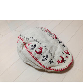刺繍ハンチング帽☆(ハンチング/ベレー帽)