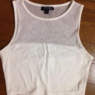 トップショップ(TOPSHOP)のショート丈タンク(Tシャツ(半袖/袖なし))