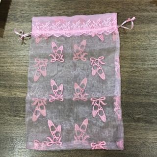 新品 トゥシューズ刺繍袋(ダンス/バレエ)