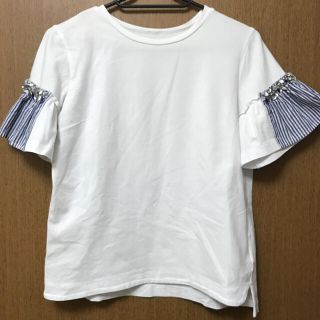 チェスティ(Chesty)のChesty風 ビジューTシャツ(Tシャツ(半袖/袖なし))