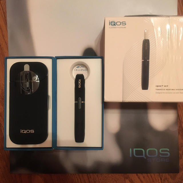 アイコスキット IQOS 新品同様 ネイビーフルセットの通販 by