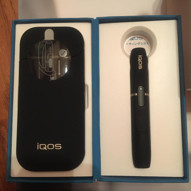 アイコスキット IQOS 新品同様 ネイビーフルセットの通販 by