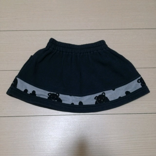 送料無料 APLICA KIDS スウェットスカート 100cm 子供 キッズ キッズ/ベビー/マタニティのキッズ服女の子用(90cm~)(スカート)の商品写真