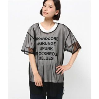 ウィゴー(WEGO)の新品＊wego★チュール Tシャツのみ！☆レース スピンズ ジュエティ GU(Tシャツ(長袖/七分))