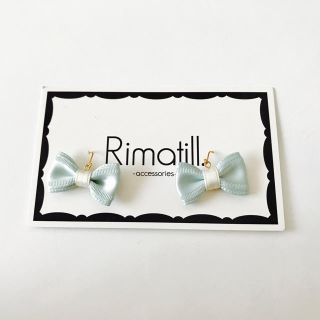 オペーク(OPAQUE)の【新品】Rimatill リボンピアス (ピアス)