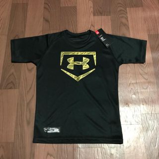 アンダーアーマー(UNDER ARMOUR)のアンダーアーマー ベースボールシャツ YLG 150 Tシャツ ビックロゴ 野球(Tシャツ/カットソー)