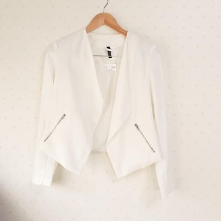 エイチアンドエム(H&M)の【未使用】(H&M) ノーカラージャケット(ノーカラージャケット)