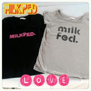 ミルクフェド(MILKFED.)のTシャツ2枚セット♡(Tシャツ(半袖/袖なし))