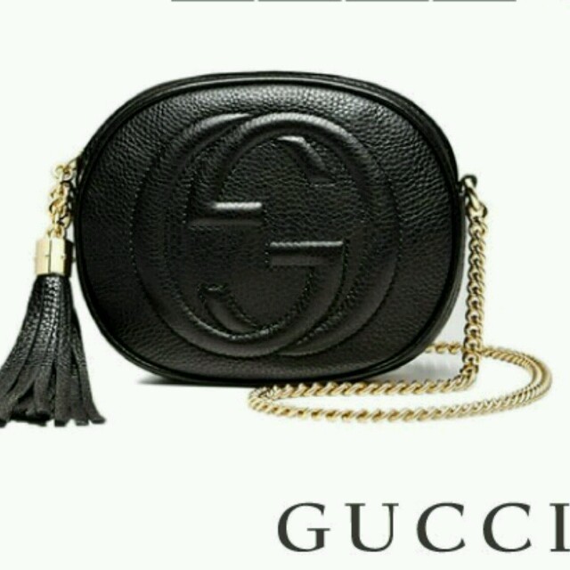 公式 Gucci - 【新品未使・正規品】GUCCI タッセル付チェーンバッグ
