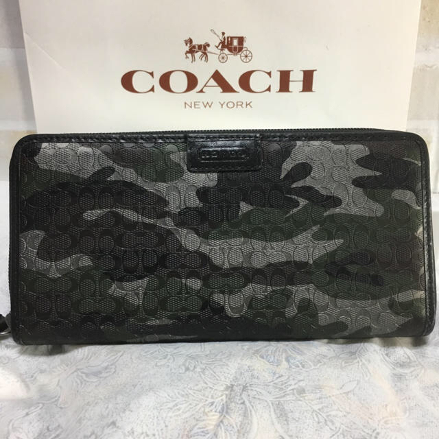 COACH(コーチ)のちえおみ様❤️新品コーチ正規品ラウンドファスナー長財布F74546 メンズのファッション小物(長財布)の商品写真