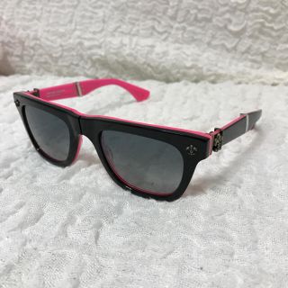 クロムハーツ(Chrome Hearts)のFOTI様 専用 クロムハーツ * 折りたたみ サングラス blk×pink(サングラス/メガネ)