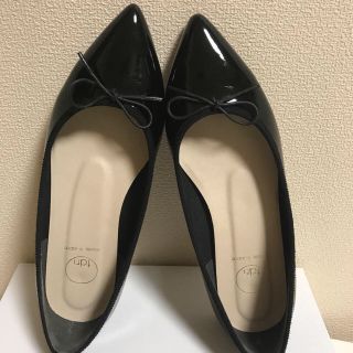 レペット(repetto)のまゆかつちゃ様専用 ポインテッドトゥバレエシューズ ブラックエナメル レペット風(バレエシューズ)