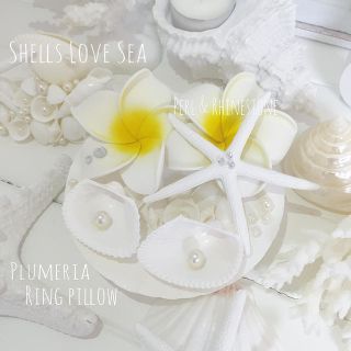 華様 専用＊Plumeriaリングピロー(リングピロー)