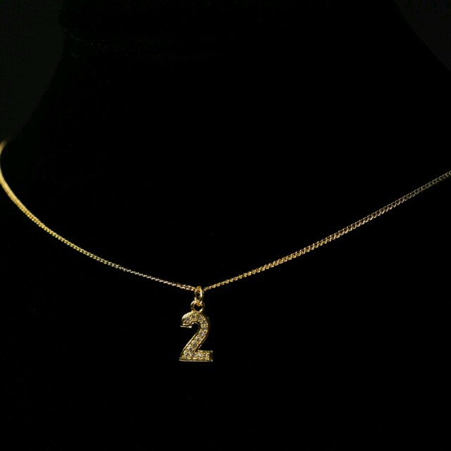 Ron Herman(ロンハーマン)の0〜9 gold&sliver  ナンバーネックレス メンズのアクセサリー(ネックレス)の商品写真