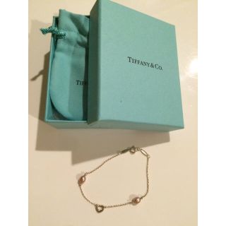 ティファニー(Tiffany & Co.)の【ゆあ様専用】ティファニー SLVパール オープンハートブレスレット(ブレスレット/バングル)