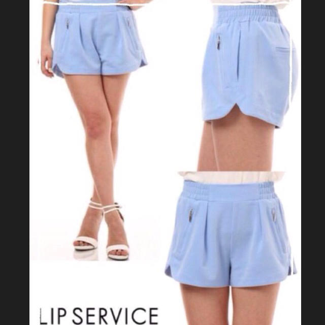 LIP SERVICE(リップサービス)の新品 ★LIP ジップショートパンツ レディースのパンツ(ショートパンツ)の商品写真