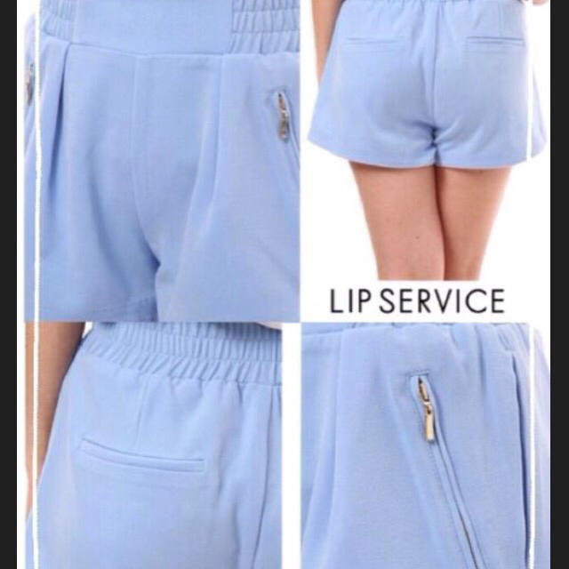 LIP SERVICE(リップサービス)の新品 ★LIP ジップショートパンツ レディースのパンツ(ショートパンツ)の商品写真