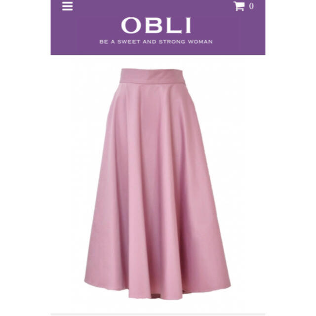 OBLI 新品 フレアスカート アシンメトリースカート chesty