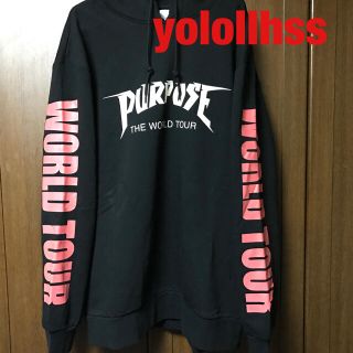 エイチアンドエム(H&M)のH&M 新品 Justin Bieber purpose tour XL 黒(パーカー)