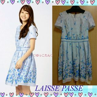 レッセパッセ(LAISSE PASSE)の新品♡鹿沼憂妃さん着用ワンピース(ひざ丈ワンピース)