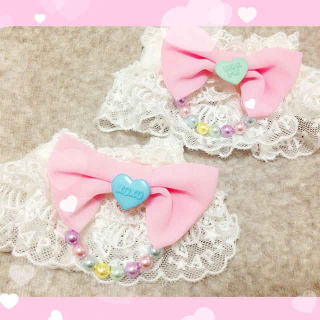 Angelic Pretty(アンジェリックプリティー)のAngelicPretty♡お袖止め レディースのアクセサリー(ブレスレット/バングル)の商品写真