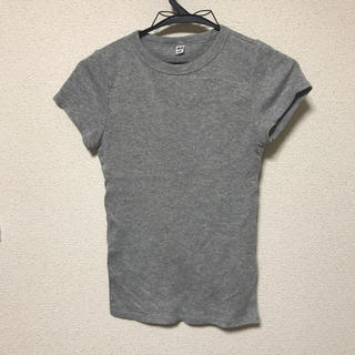 ユニクロ(UNIQLO)のUNIQLO リブクルーネックT(Tシャツ(半袖/袖なし))