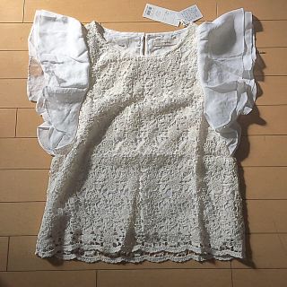 ページボーイ(PAGEBOY)のPAGE BOY ♡ レーストップス ♡ 新品タグ付(カットソー(半袖/袖なし))