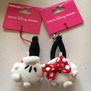 ディズニー(Disney)の【美品】Disneyストラップ 2コ(ストラップ)