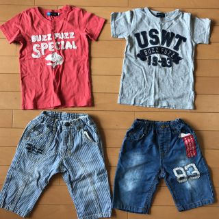 キッズ 4点セット 110(Tシャツ/カットソー)
