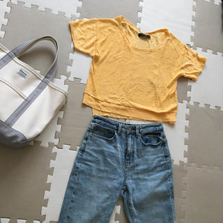 チャオパニック(Ciaopanic)のオレンジ系ティシャツ(Tシャツ(半袖/袖なし))